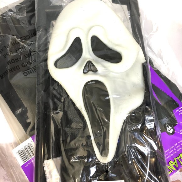 Scream Stalker Ghost Face Scream Giant  Costume NWT NOS Vintage Collectible - Picture 8 of 15